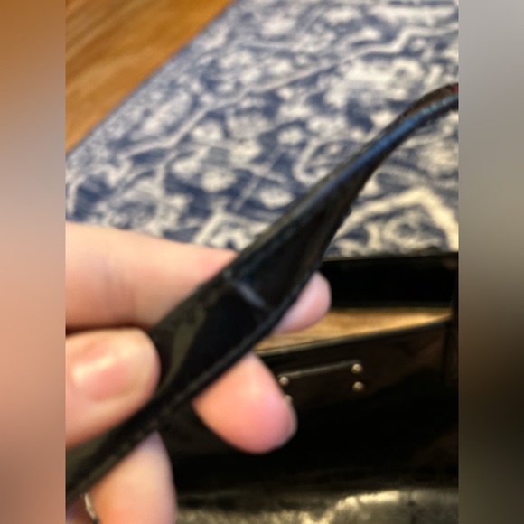 Kate Spade Black Patent Leather Tote Bag - Picture 5 of 7